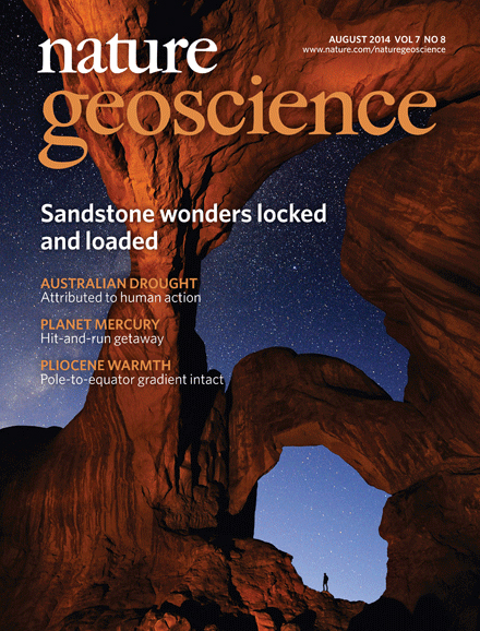 Nature Geoscience - Cover 2014